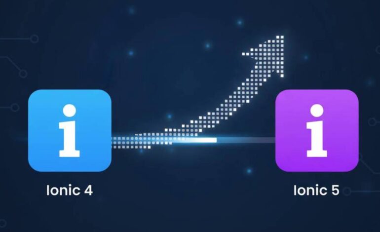 How to Migrate from Ionic 4 To Ionic 5