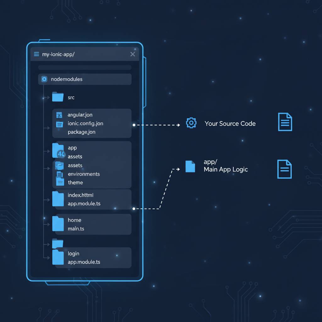 Ionic 4 Angular Project File and Folder Structure and A General Overview