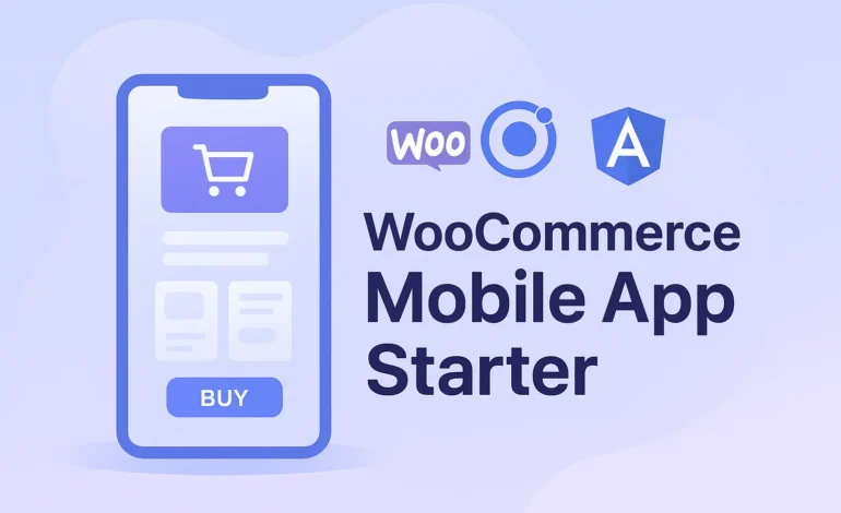 WooCommerce Mobile App with Ionic Angular Starter